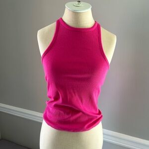 NWT JCrew razorback hot pink tank top